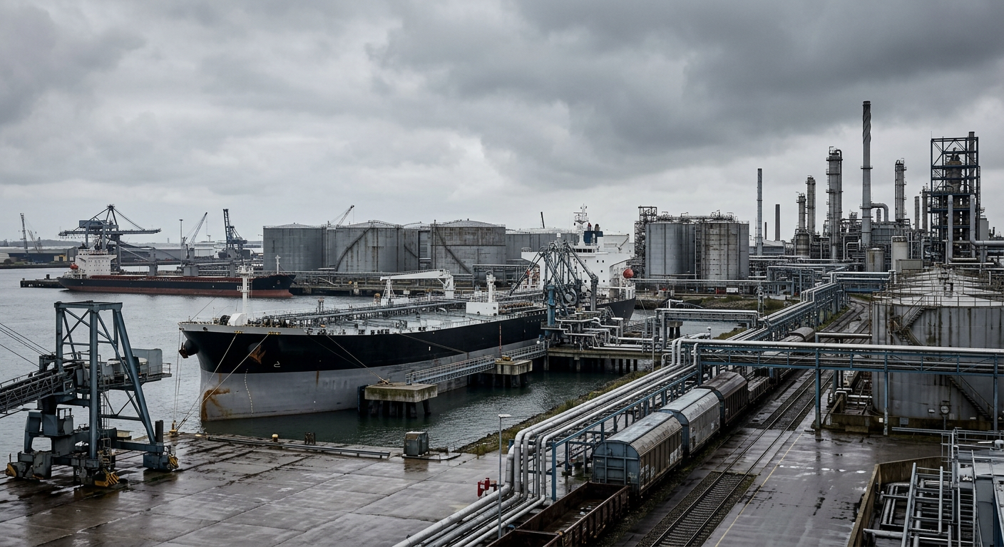Illustrative industrial scene accompanying coverage of Alkagesta Executives to Attend FT Commodities Global Summit 2026 in Lausanne
