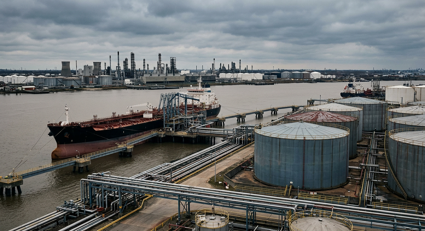 Illustrative industrial scene accompanying coverage of Alkagesta Appoints Anthony Guida to Lead Expanding Biofuels Trading Desk