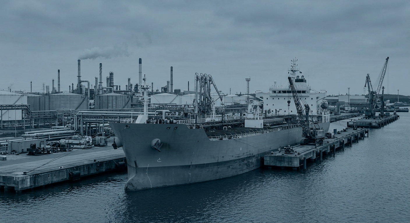 Illustrative industrial scene accompanying coverage of Alkagesta Participates in Swiss–Ukrainian Energy Recovery Roundtable in Zurich