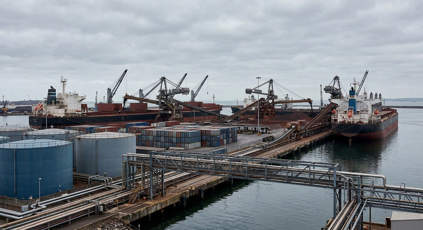 Illustrative industrial scene accompanying coverage of Alkagesta Enters Metals Trading with Launch of Alkanavex Joint Venture