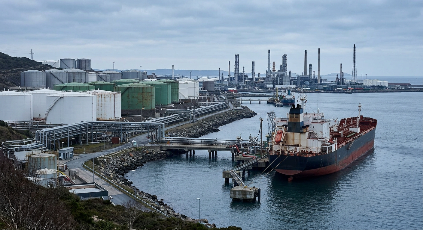 Illustrative industrial scene accompanying coverage of Alkagesta Builds Global Commodity Trading Footprint on Centralised Malta Operations and Talent Development