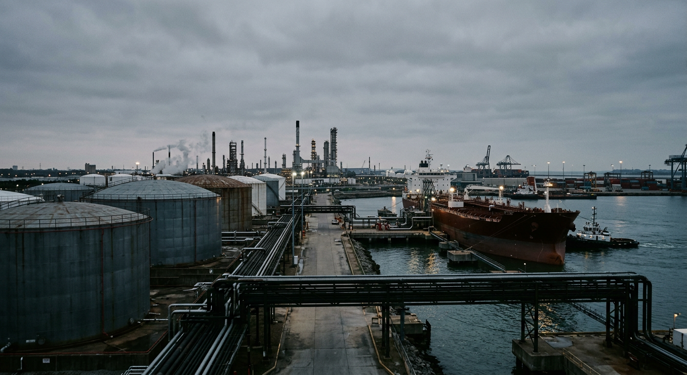 Illustrative industrial scene accompanying coverage of Alkagesta Joins International Bunker Industry Association Amid Global Marine Fuels Expansion